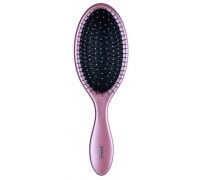 Щетка для расчесывания мокрых волос Detangling brush „Wet Hair“, гибкие зубья, медная, 22 см