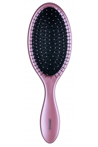 Щетка для расчесывания мокрых волос Detangling brush „Wet Hair“, гибкие зубья, медная, 22 см