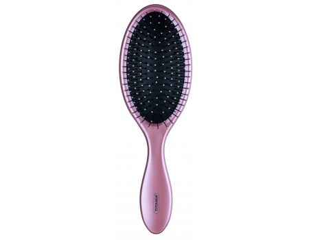 Щетка для расчесывания мокрых волос Detangling brush „Wet Hair“, гибкие зубья, медная, 22 см