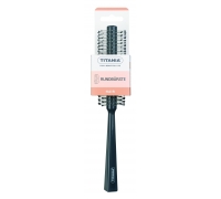 Щетка круглая Round brush (брашинг), диаметр 4 см, серая, 21 см