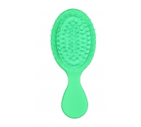 Щетка мини-массажная синтетическая Synthetic brush PASTELL, mini massage brush, зеленая, 14 см