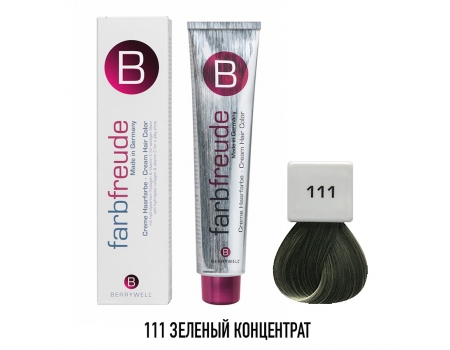 Стойкая крем-краска для волос Berrywell 111 + Окислитель