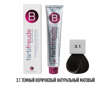 Стойкая крем-краска для волос Berrywell 3.1