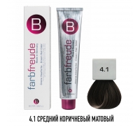 Стойкая крем-краска для волос Berrywell 4.1 + Окислитель
