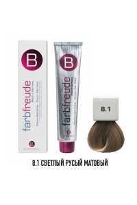 Стойкая крем-краска для волос Berrywell 8.1 + Окислитель