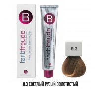 Стойкая крем-краска для волос Berrywell 8.3 + Окислитель