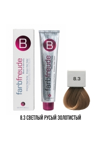 Стойкая крем-краска для волос Berrywell 8.3 + Окислитель
