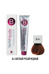 Стойкая крем-краска для волос Berrywell 8.4 + Окислитель