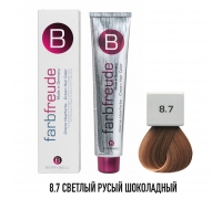 Краска для волос Berrywell 8.7 Светлый русый шоколадный