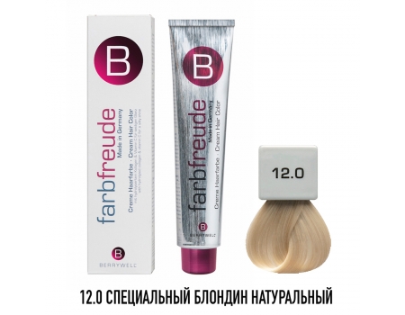 Краска для волос Berrywell 12.0 Специальный блондин натуральный