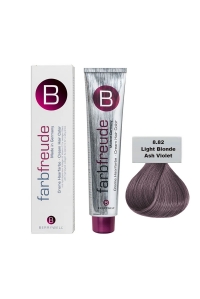 Стойкая крем-краска для волос Berrywell 8.82 Светлый русый пепельно-фиолетовый + Окислитель