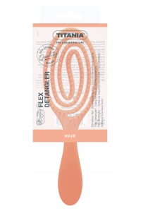  Щетка-каркасная гибкая Flex Detangler вентиляционная, овал, 24 см ORANGE 