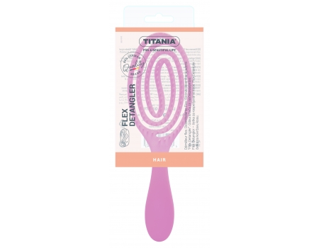  Щетка-каркасная гибкая Flex Detangler вентиляционная, овал, 24 см ROSE